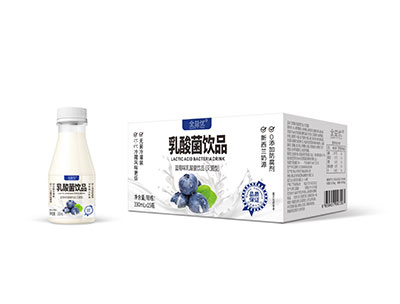 全益优乳酸菌饮品蓝莓味330mlx15